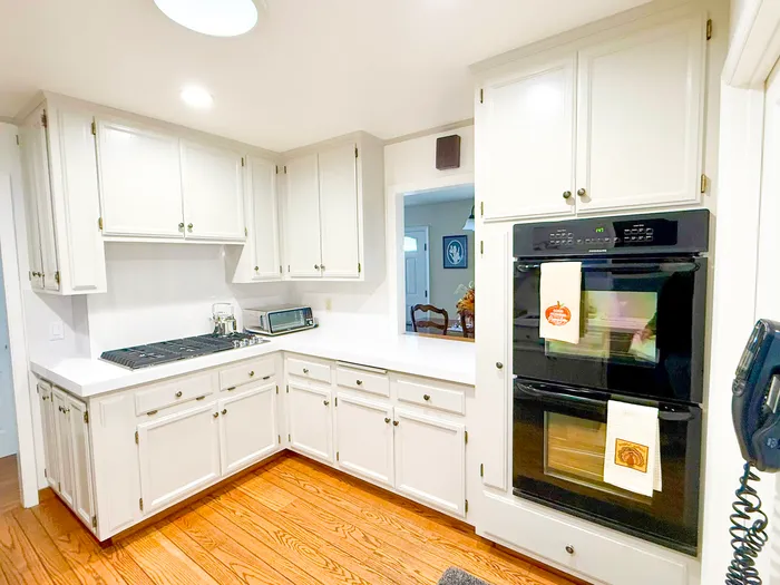 White kitchen with window